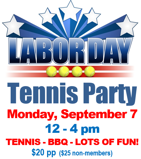 Labor Day tennis Party